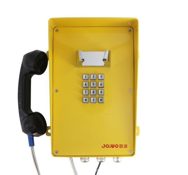 Metal  Analog Voip telephone line powered  public weatherproof telephone for buildingJWAT316 - Image 3