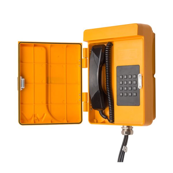 Engineer Plastic Industrial Weatherproof Telephone for  Railway Project JWAT304 - Image 4